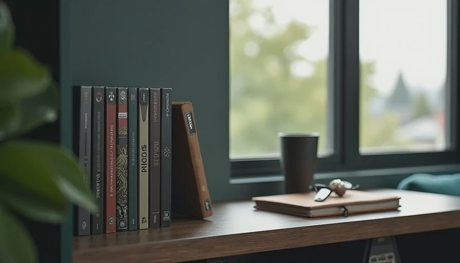 A small collection of PC game collector editions displayed on a modern apartment shelf.webp