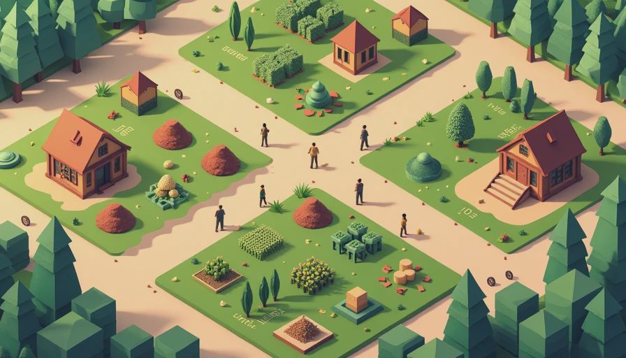 Visual context for colony sim games