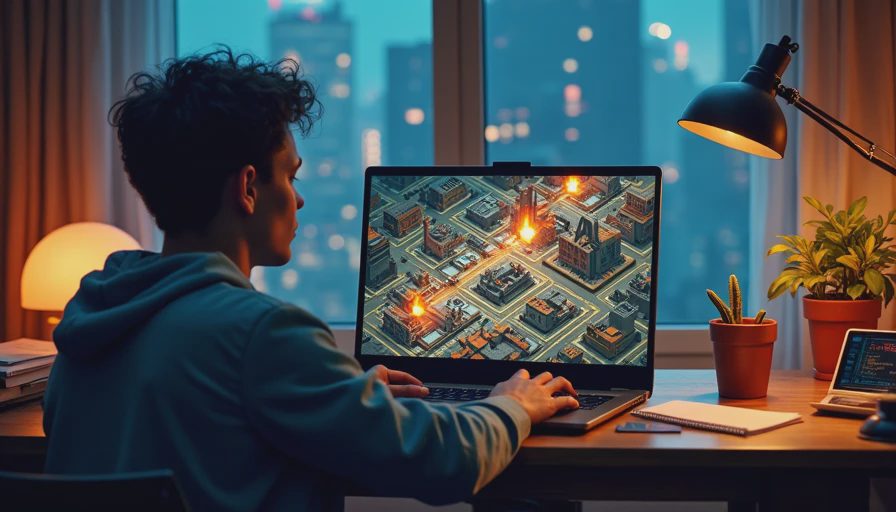Illustration for factorio like games