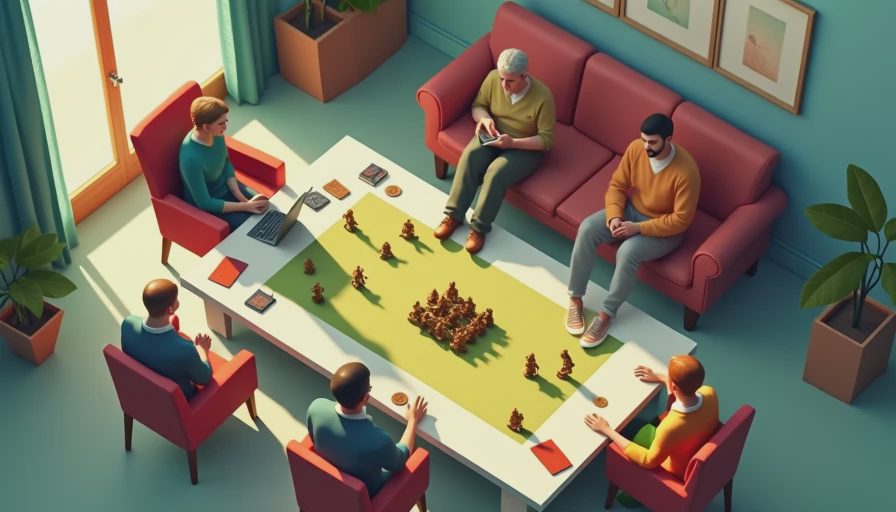 Visual context for 4x turn based strategy game